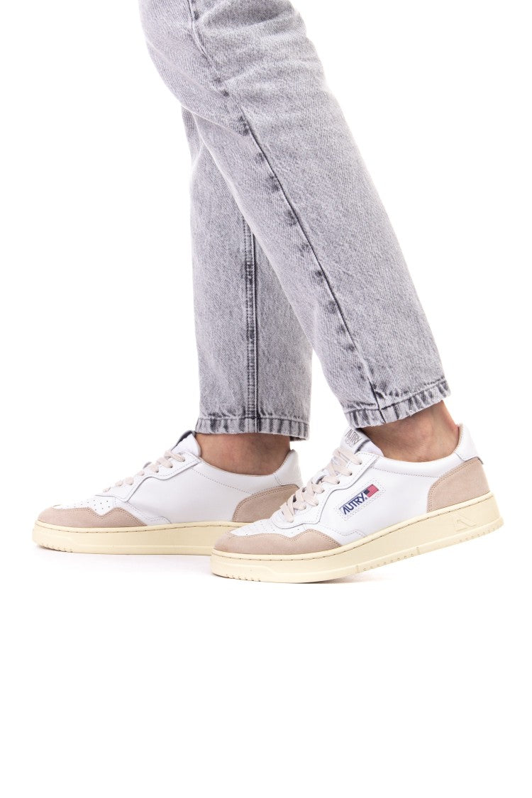 Autry Bimaterial Leather & Suede Sneakers