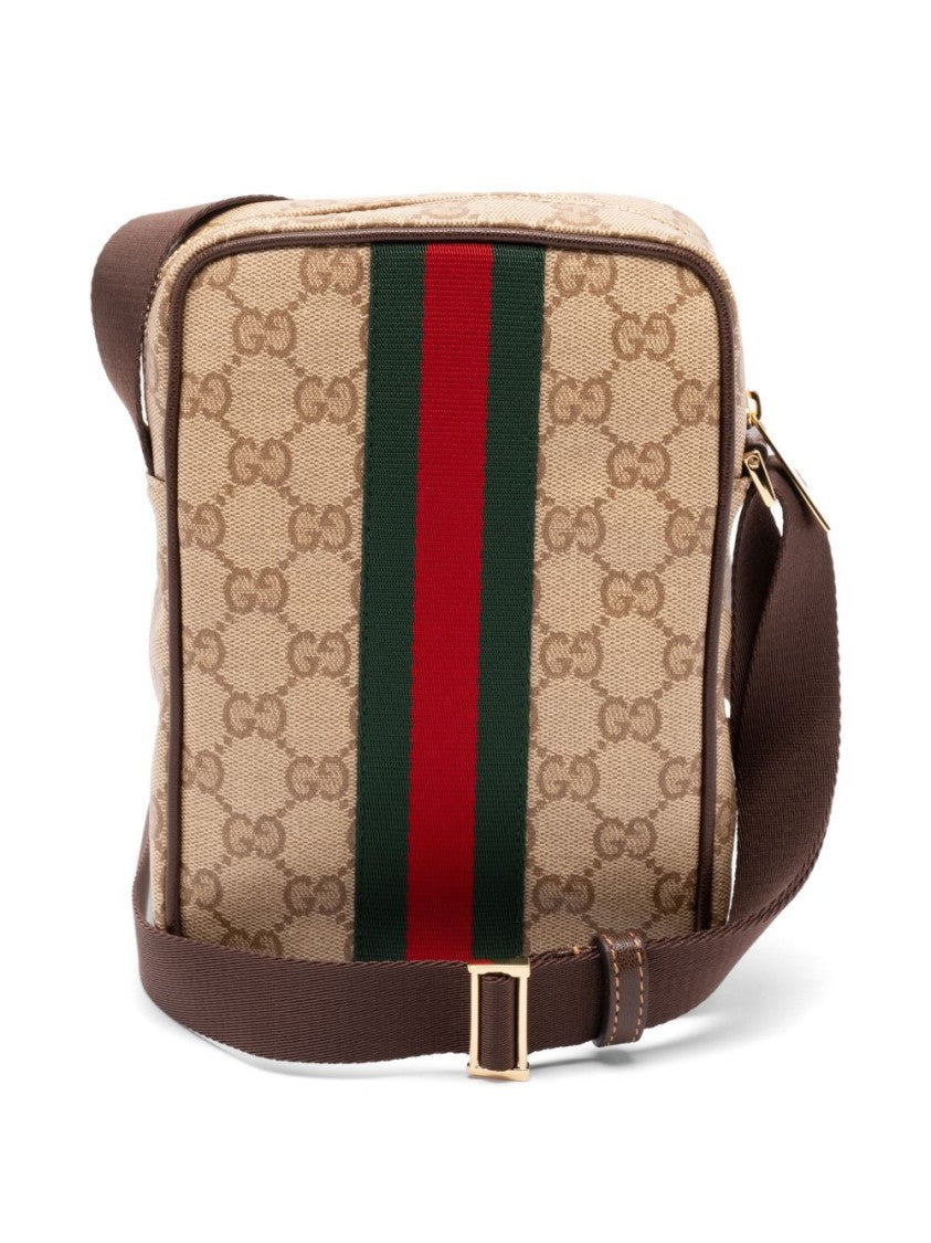 Gucci Square Monogram Canvas Crossbody Bag