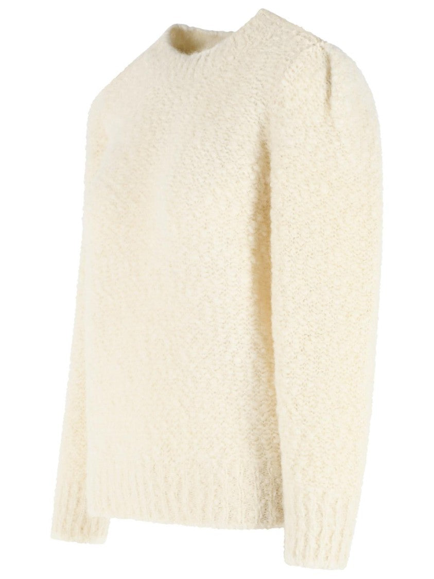 Isabel Marant 'Emma' Ivory Virgin Wool Blend Sweater