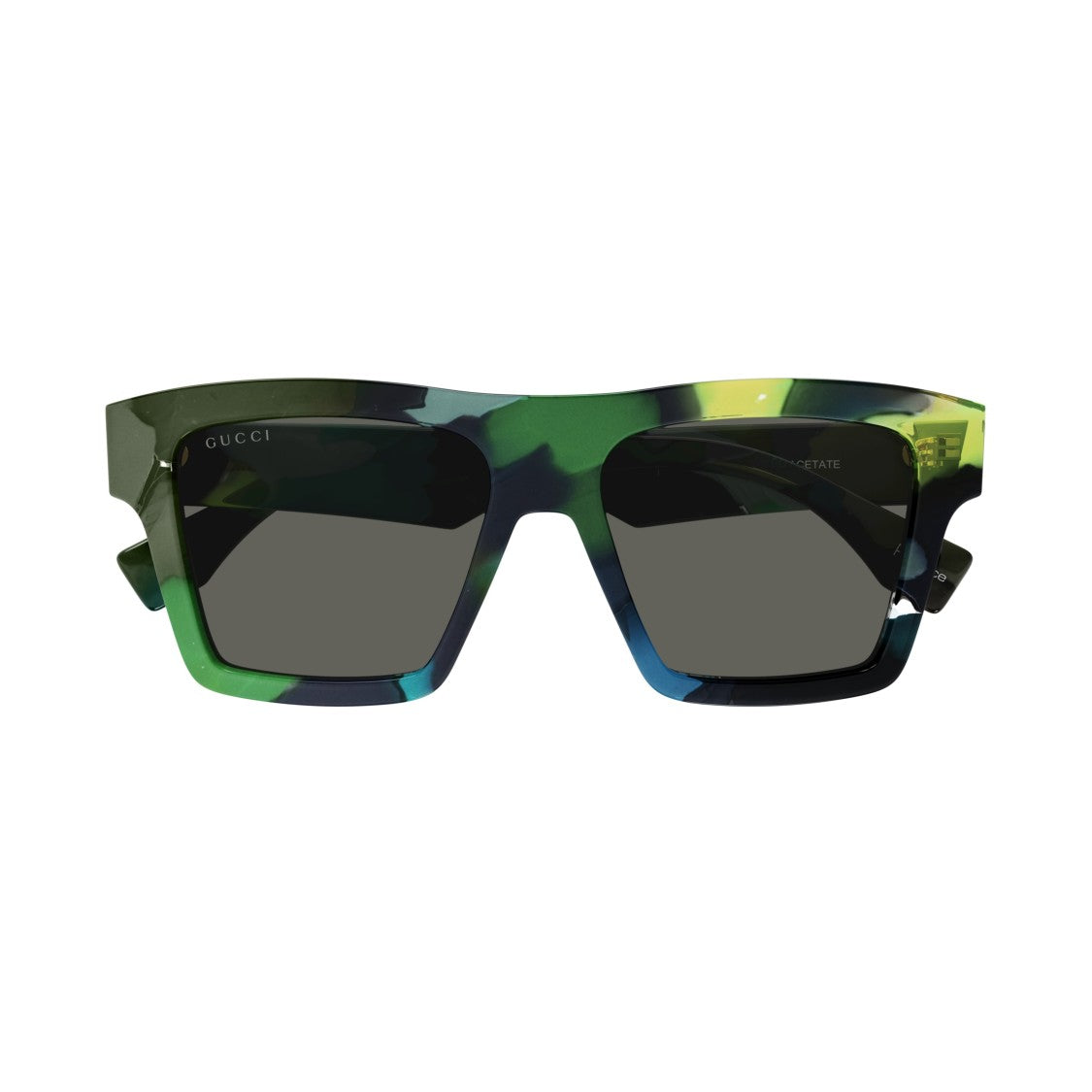 Gucci Gg1623s Oversized Square Frame Camouflage Sunglasses