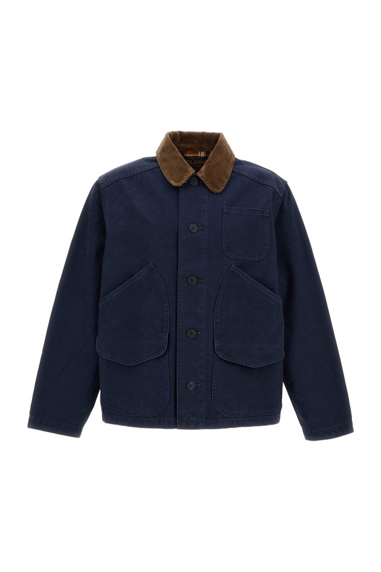 Filson Blue Cotton Canvas Jacket