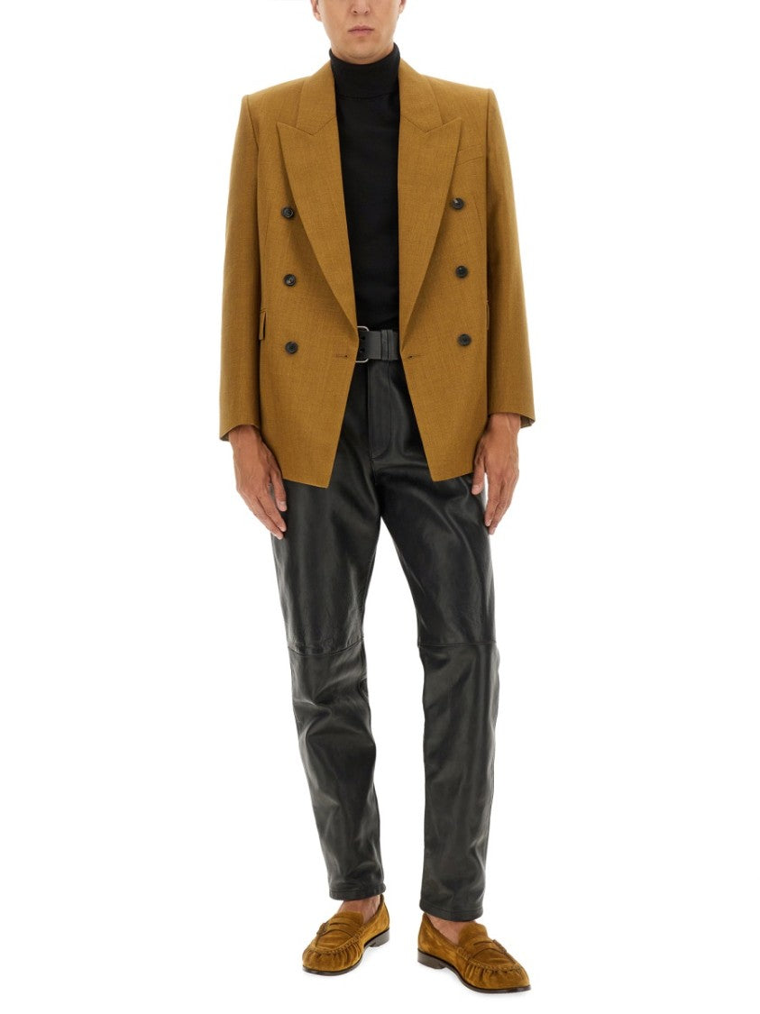 Saint Laurent Double-Breasted Wool Jacket