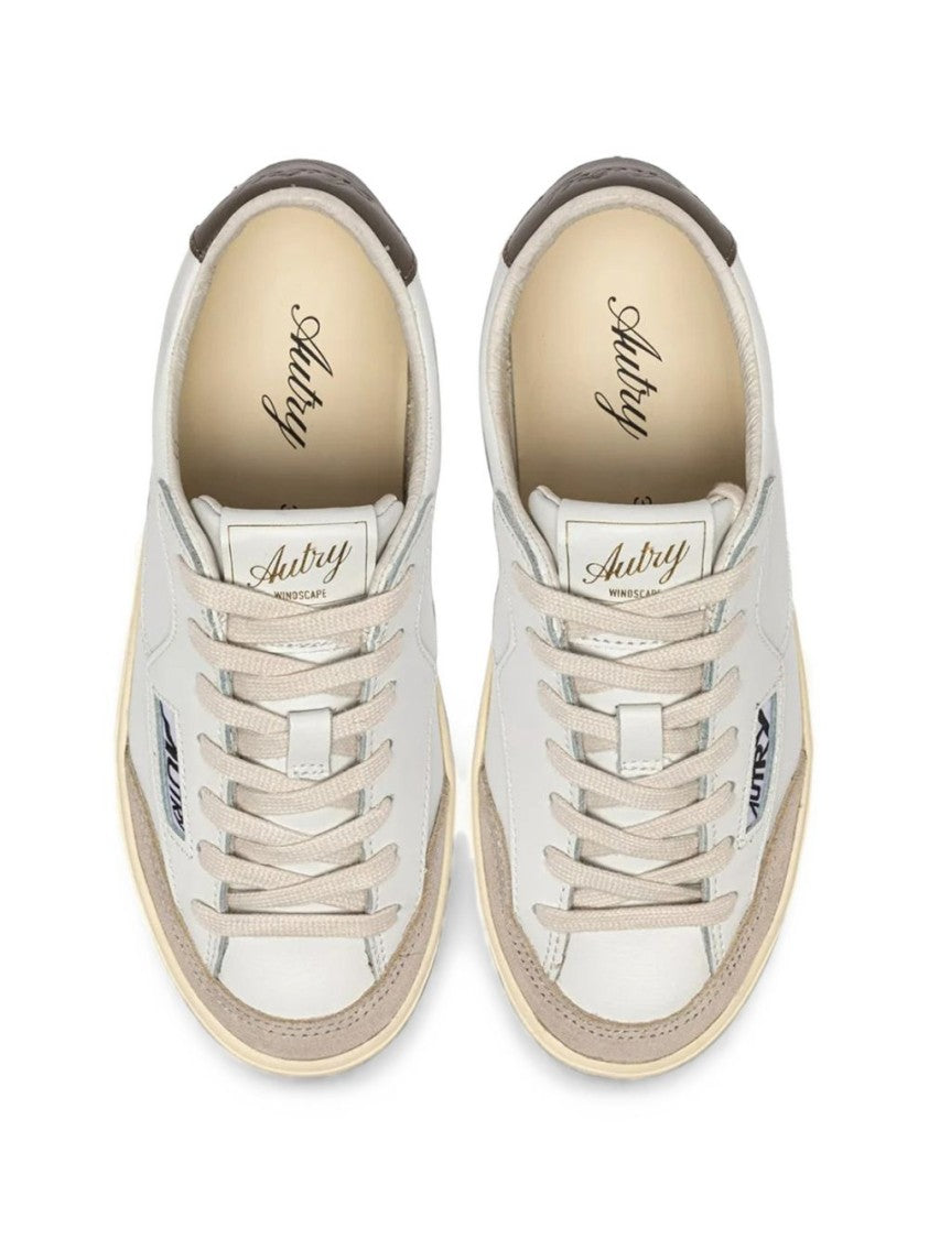 Autry Low-Top Suede Accent Gripped Sneakers