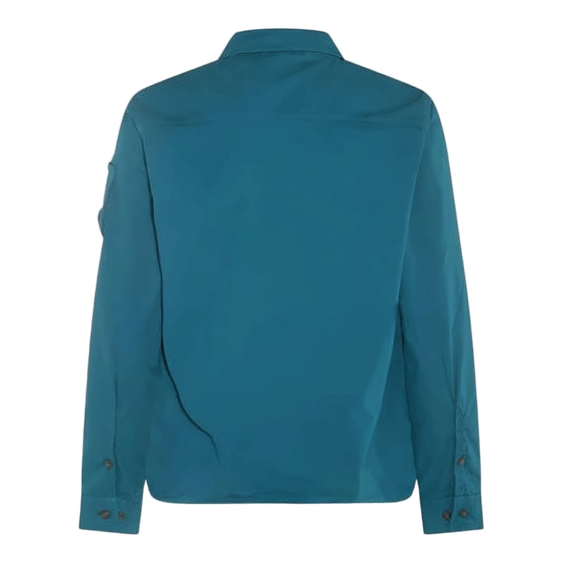 C.P. Company Sleek Blue Jacket With Zipper Closure