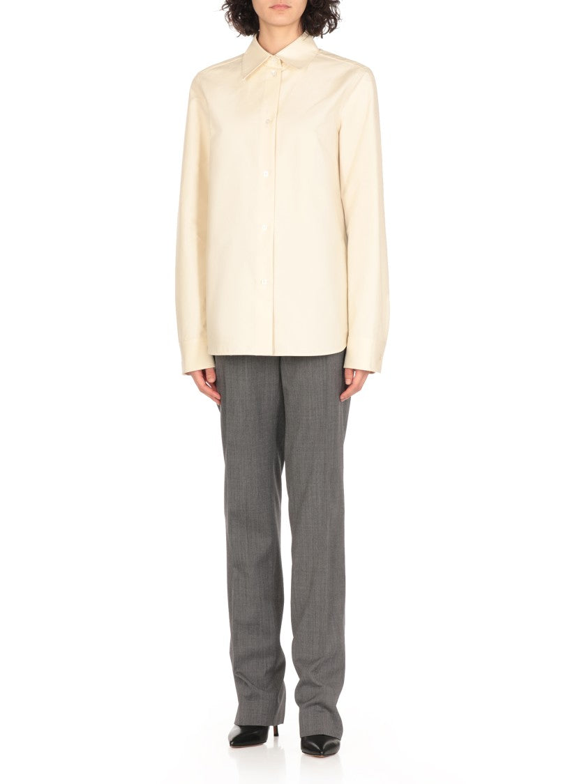 Jil Sander Ivory Compact Light Shirt