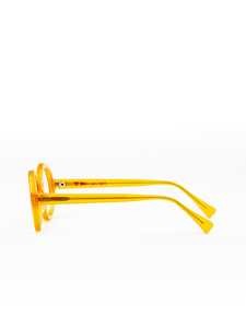 Moli@Limo Round Acetate Optical Frame With Bold Color Scheme