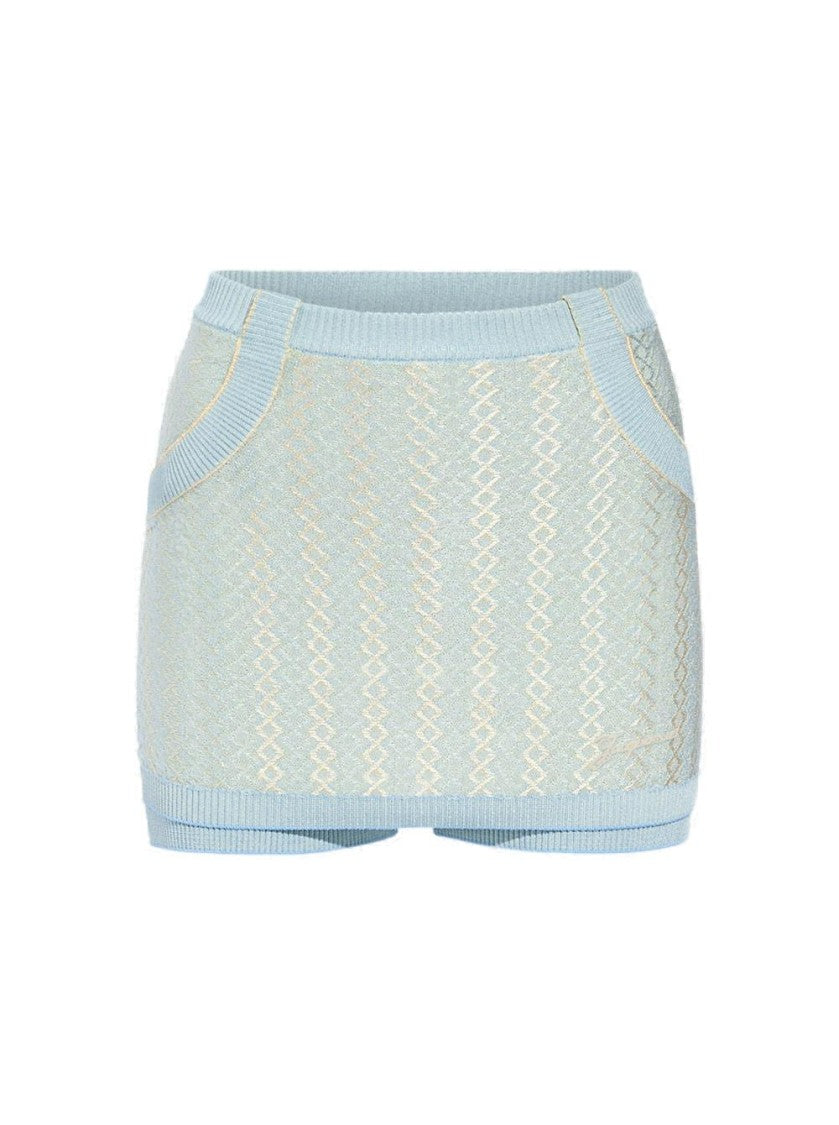 Jacquemus Marino Culotte Blue And Multicolor