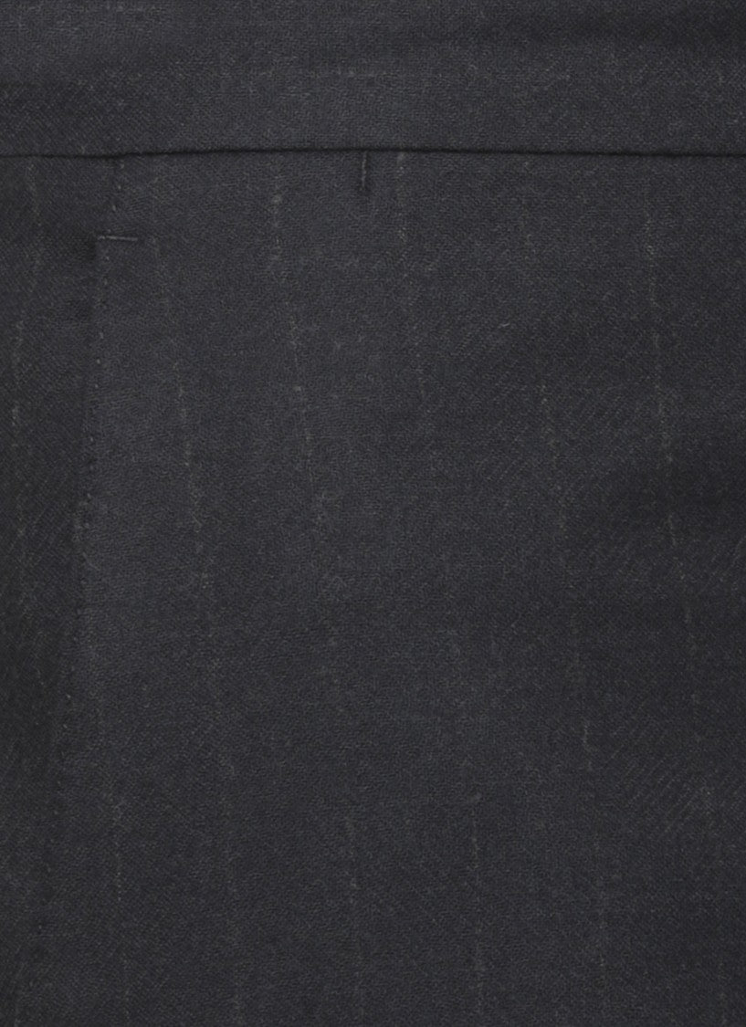 Lardini Blue Pinstriped Tailored Wool Suit