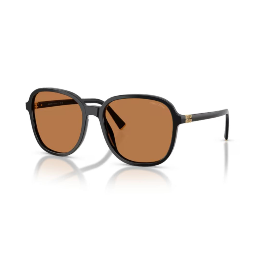Miu Miu 0Mu B01s Oversized Square Black Acetate Sunglasses