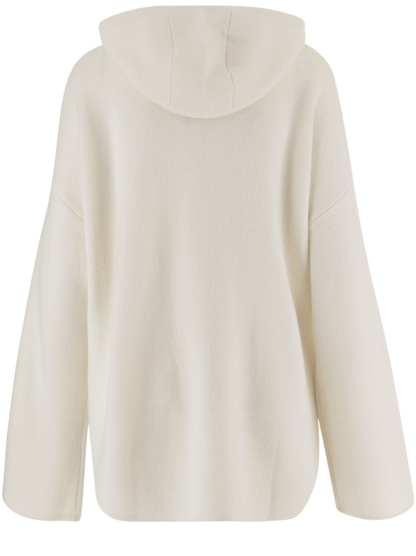Allude Cashmere Blend Sweatshirt With Hood