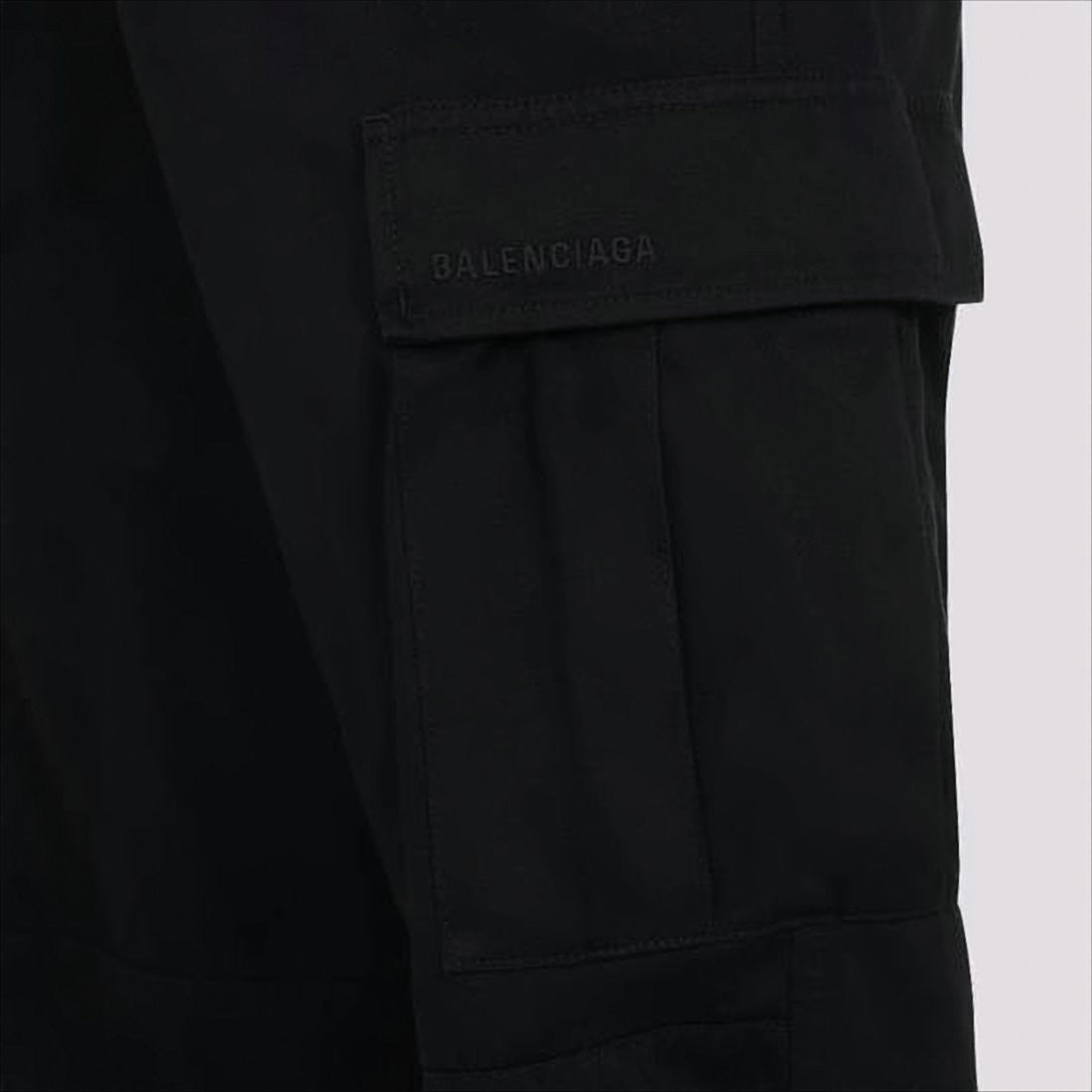 Balenciaga Straight-Leg Black Denim Pants