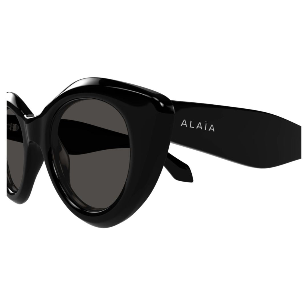 Azzedine Alaïa Aa0091s Cat-Eye Sunglasses In Glossy Black Recycled Acetate