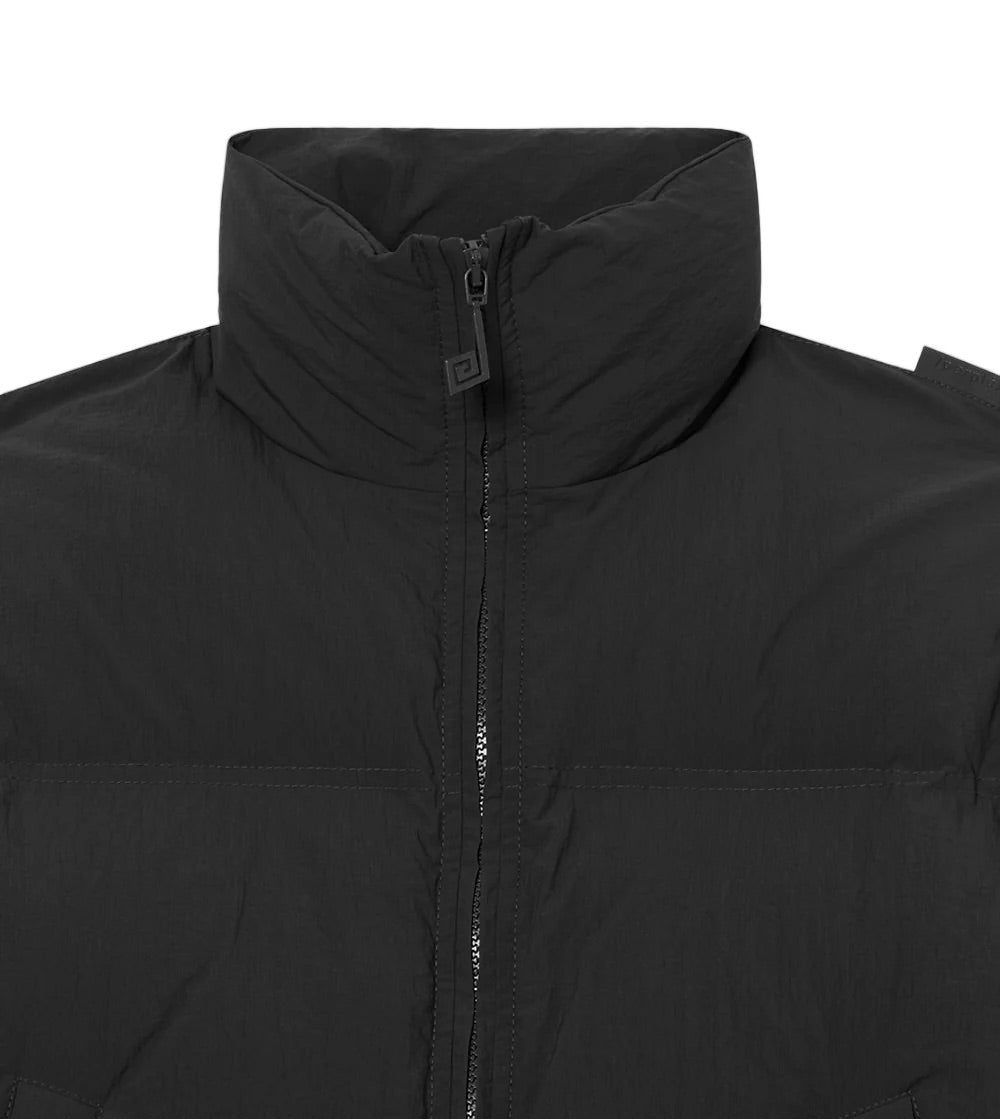 Perplex Black Cropped Oversized Down Jacket