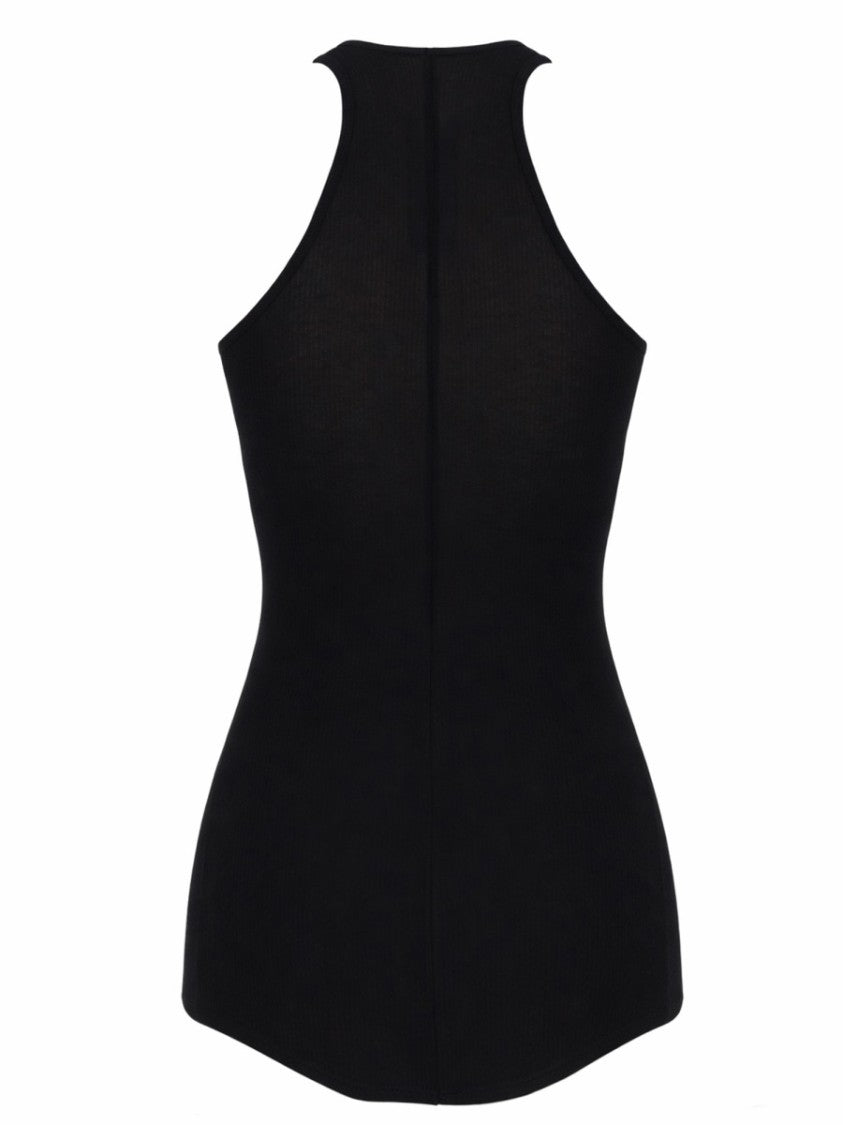 Rick Owens Fitted Sleeveless Cotton Tank Top