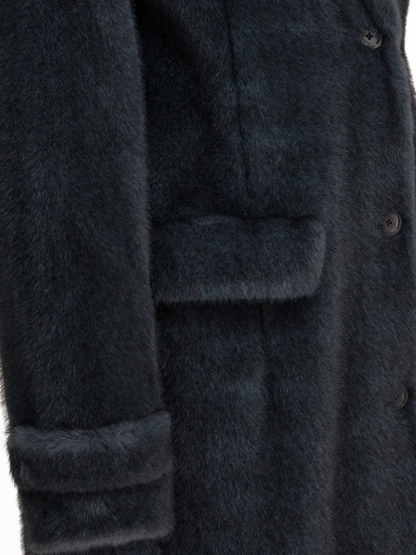 Herno Long Faux Fur Coat