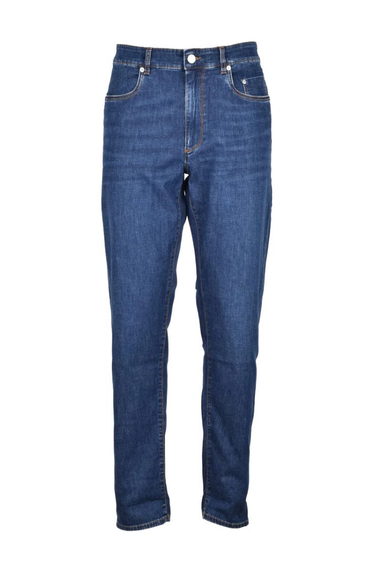 Siviglia Blue Cotton Lyocell Elastomultiester Jeans