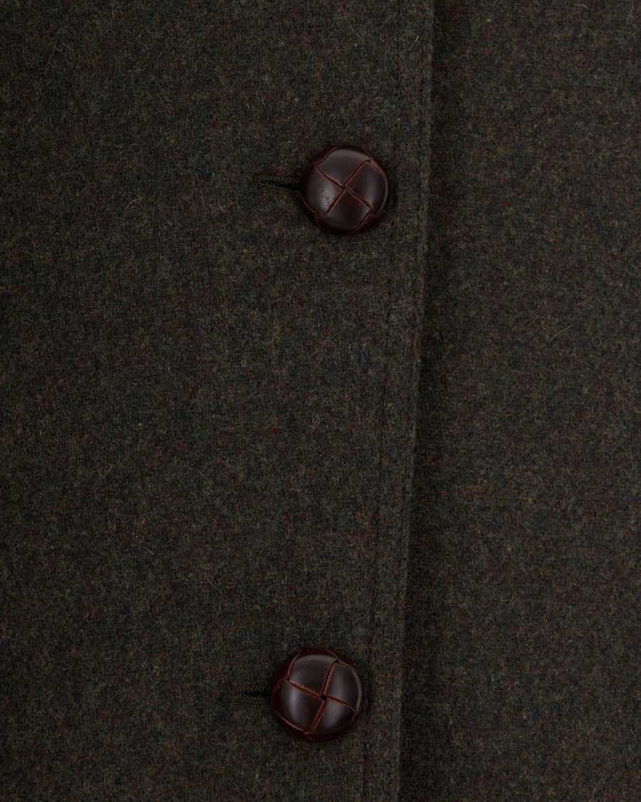 Max Mara Sage Green Wool-Blend Jacket