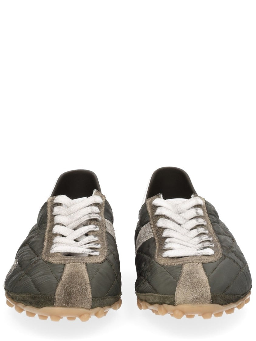 Maison Margiela Dark Olive Sprinters Suede Sneakers