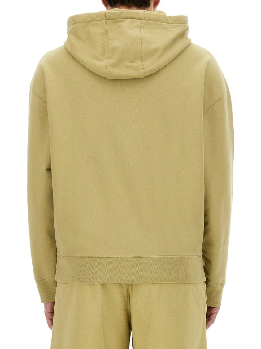 Maison Kitsuné Relaxed Fit Hoodie With Embroidered Logo