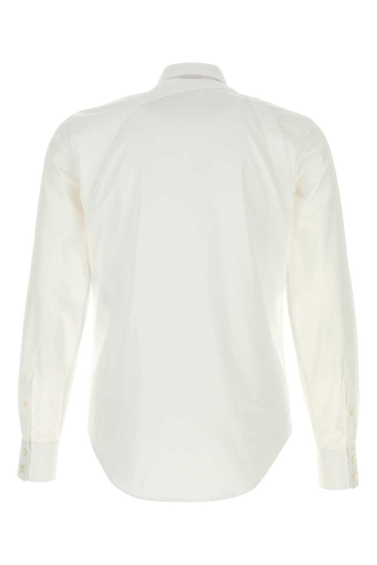Alexander Mcqueen Structured White Shirt With Crisp Design