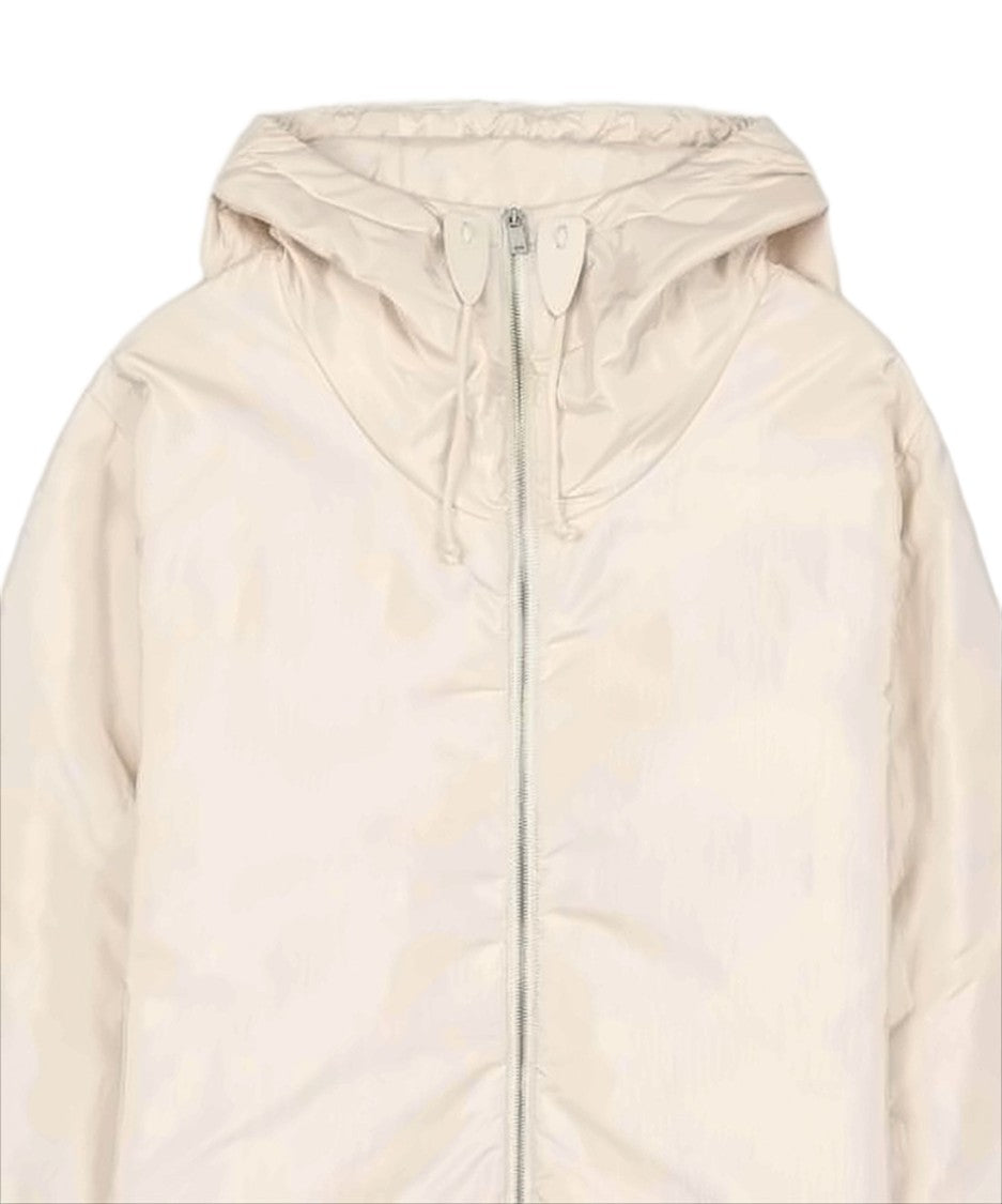 Marni Hooded Short Coat In Lightweight Fabric