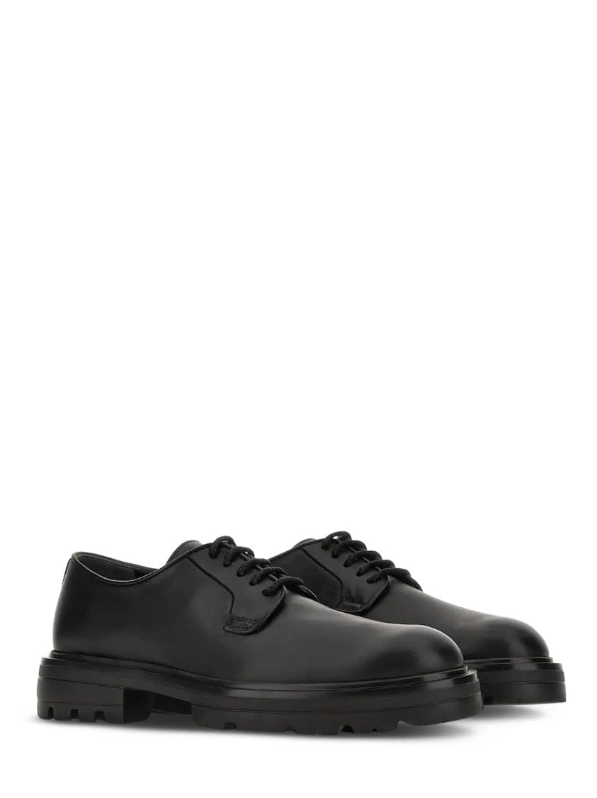 Hogan Men's Black Leather Sneakers