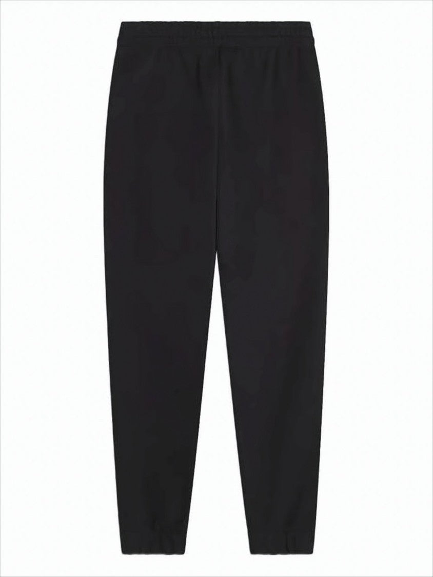 Maison Kitsuné Relaxed-Fit Cotton Jogger Pants With Handwritten Logo