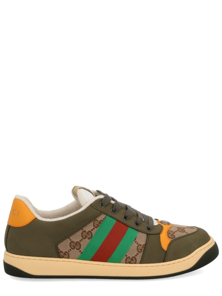 Gucci Screener Gg Monogram Low-Top Sneakers