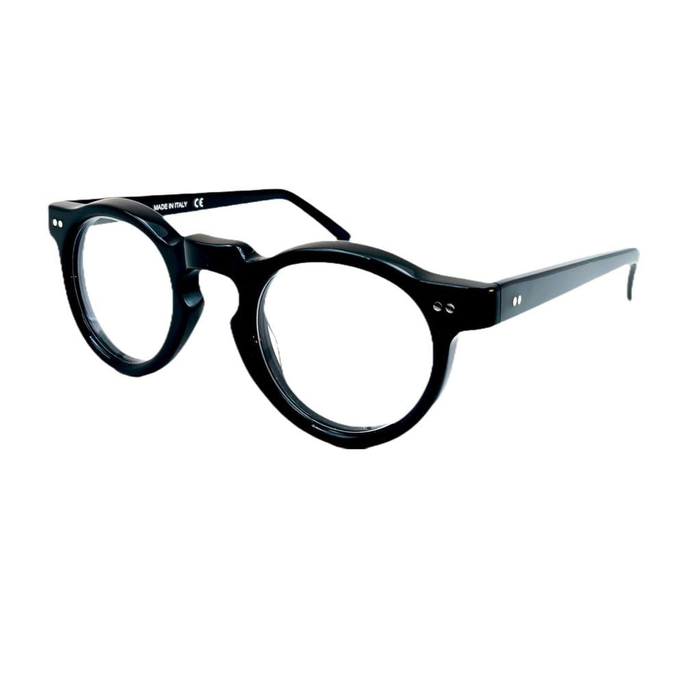 Toffoli Costantino T058 Handcrafted Black Acetate Sunglasses