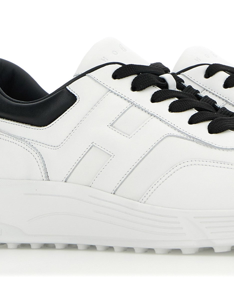 Hogan Chunky White Sneakers With Textured Grip
