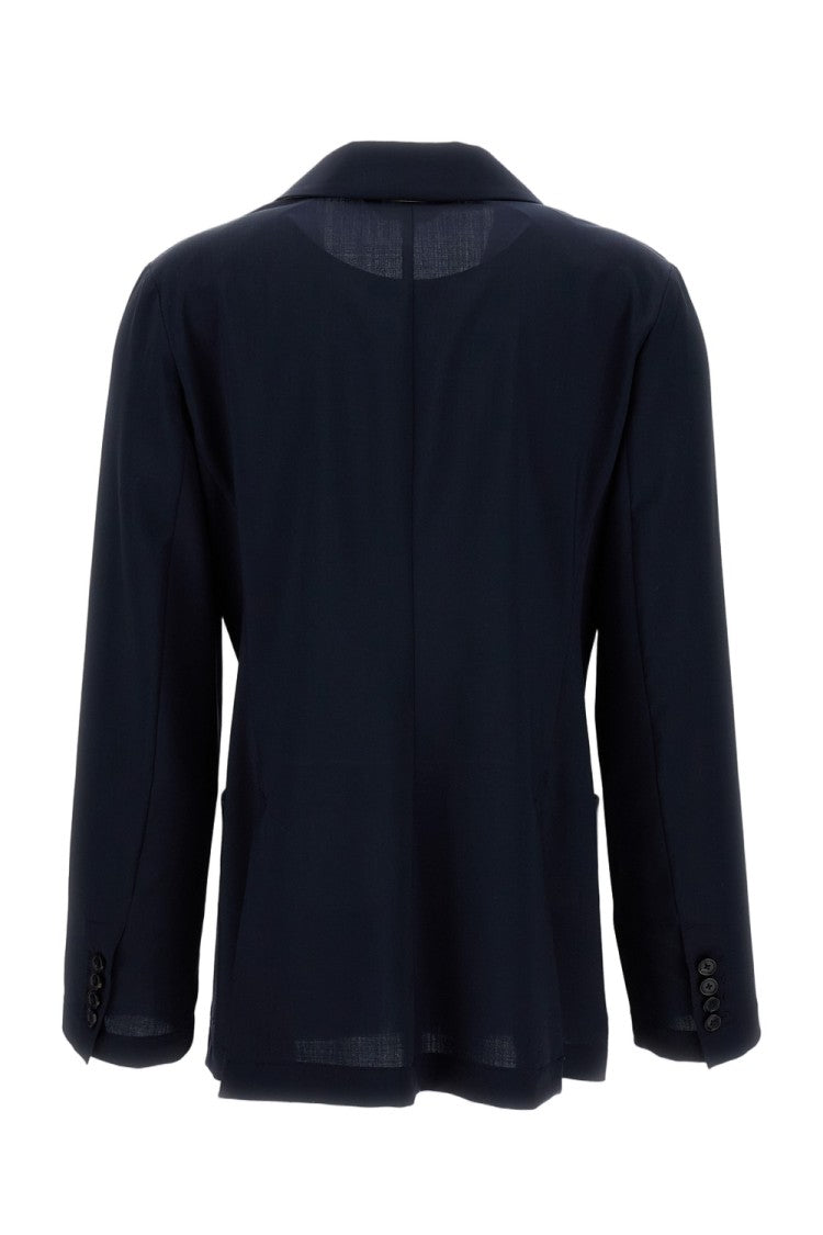Barena Tailored Double-Breasted Blazer With Front Button Fastening