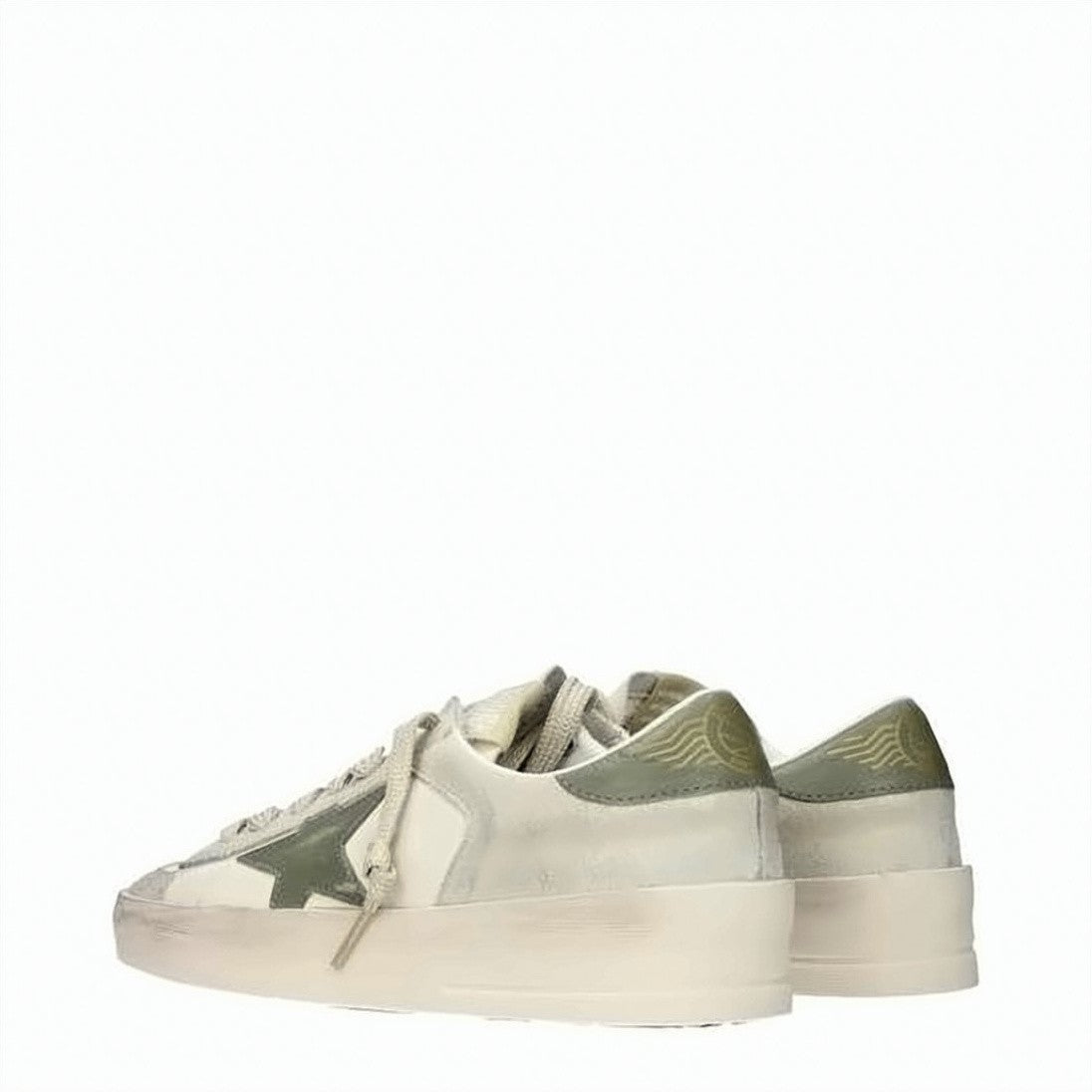 Golden Goose Distressed Leather And Suede Low-Top Sneakers