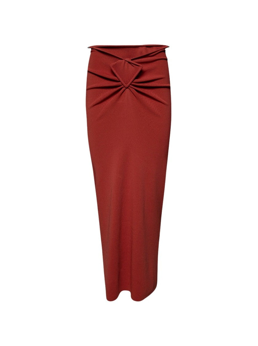 Christopher Esber Ore Spear Twist Knit Skirt