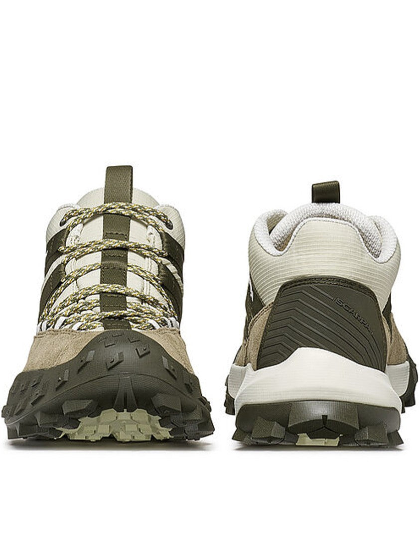 Scarpa Olive Rove Suede Versatile Sport Sneakers