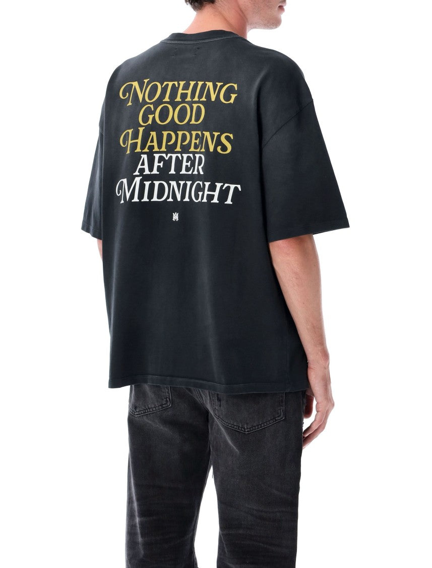 Amiri Black Oversized T-Shirt