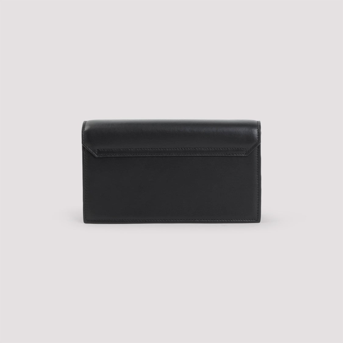 Roberto Cavalli Black Leather Shoulder Bag With Gold Emblem