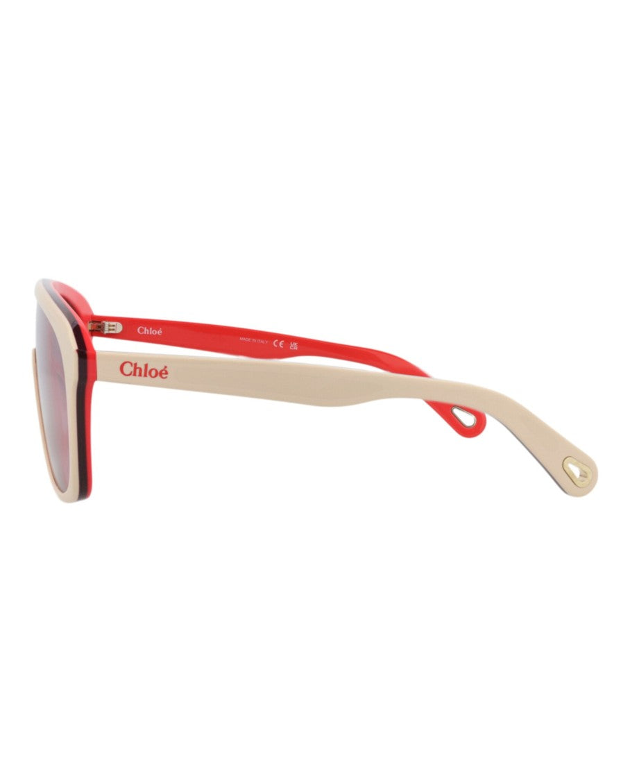 Chloé Aviator-Frame Sunglasses With Recycled Acetate Construction