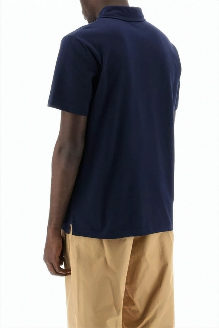 A.P.C. Short-Sleeve Polo Shirt With Traditional Collar