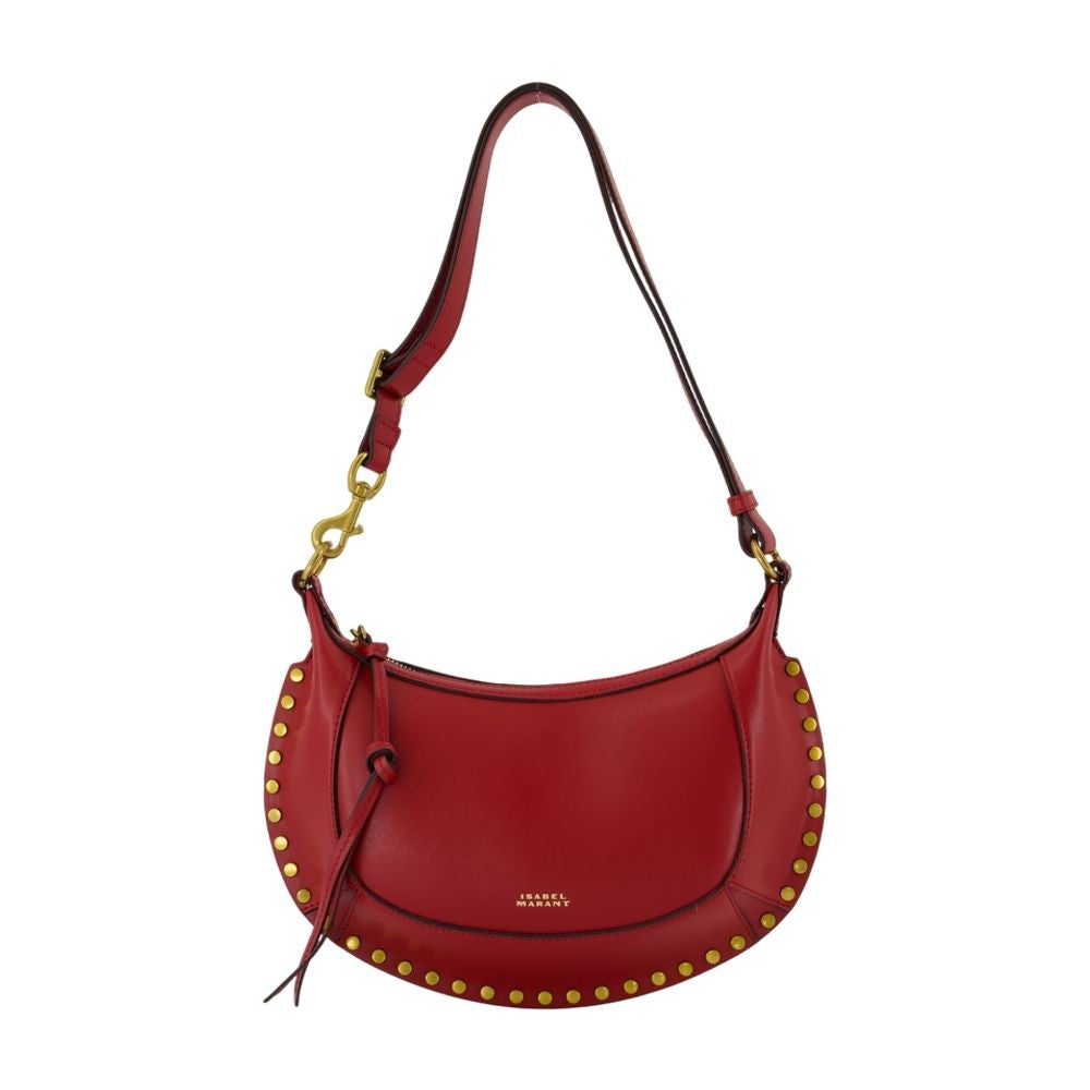 Isabel Marant Oskan Moon Ga Shoulder Bag - Leather - Red