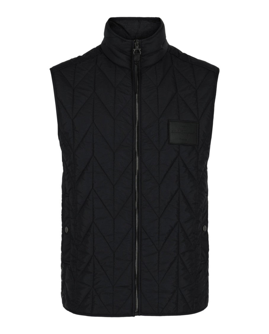 Ferragamo Chevron Quilted Vest