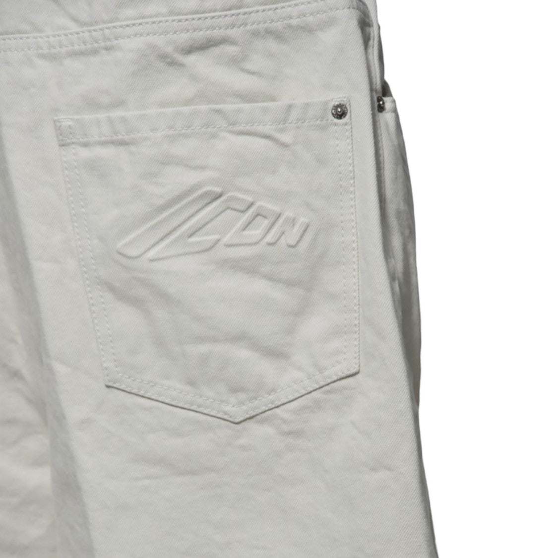 Dsquared2 Icon New Generation Surfer Bermuda In Cream Cotton