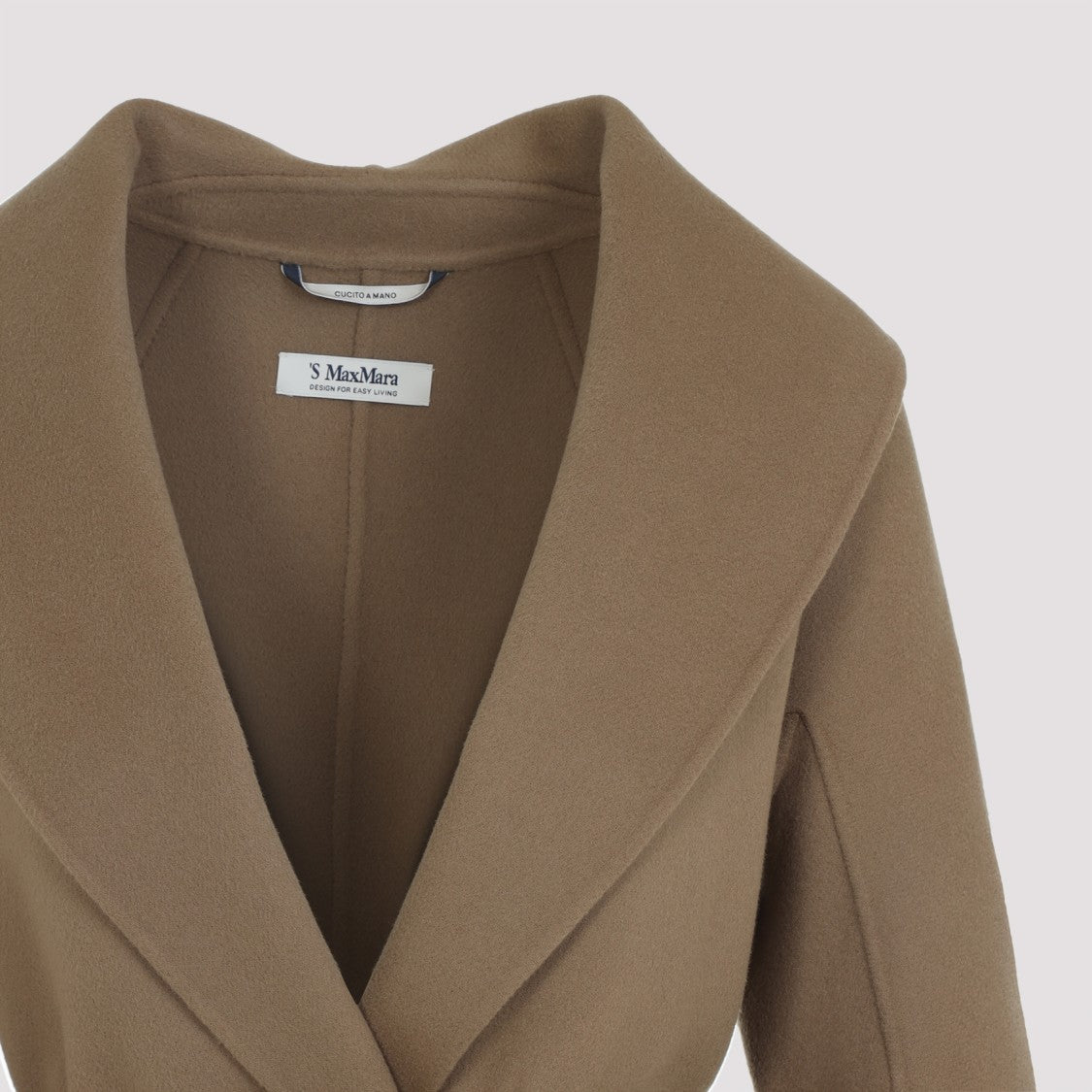 Max Mara Wool Coat With Lapel Collar