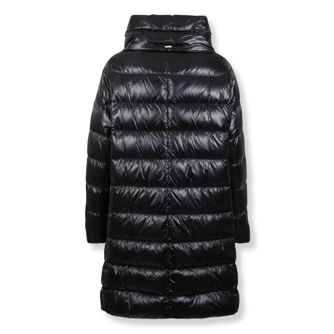 Herno Medium-Length Quilted Down Jacket With High Collar