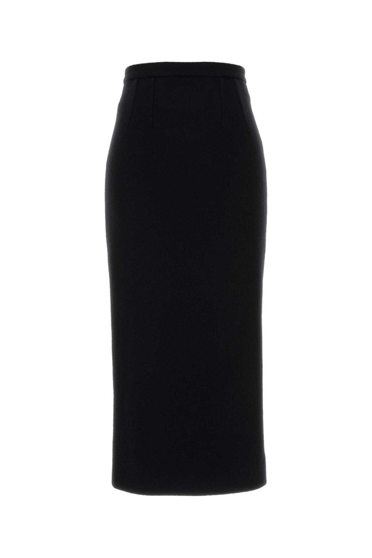 Dolce & Gabbana Black Wool Skirt
