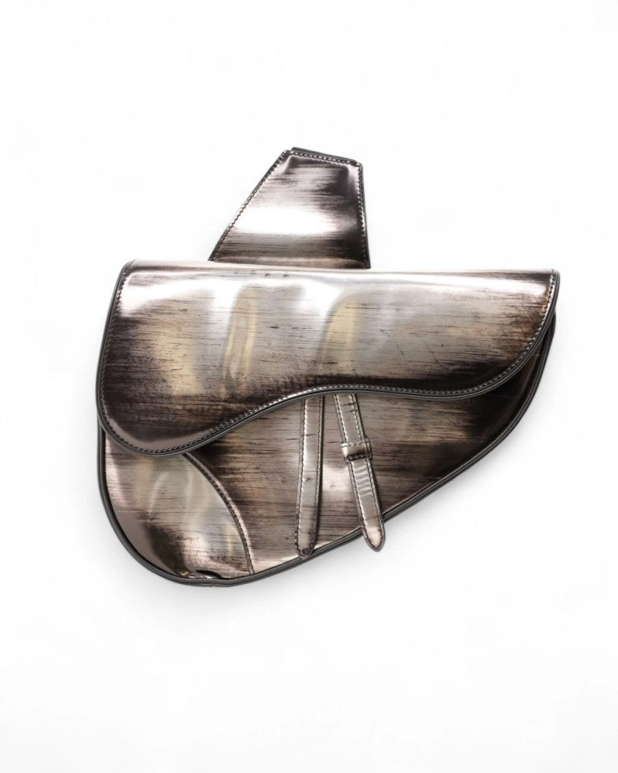 Dior Saddle Man Degradé Silver