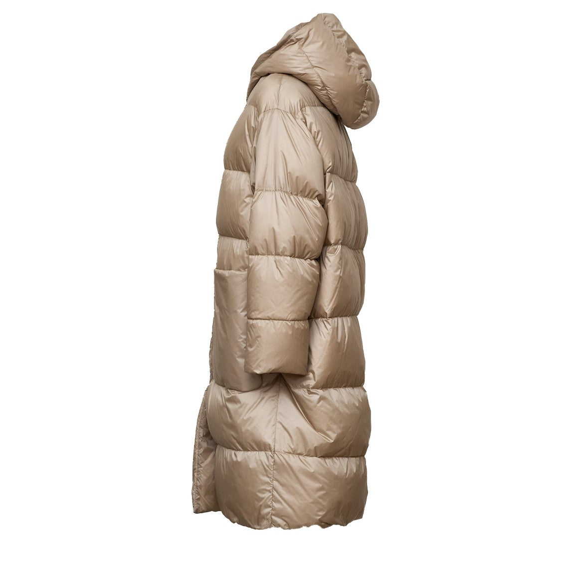 Max Mara Veliero Padded Quilted Down Midi Coat