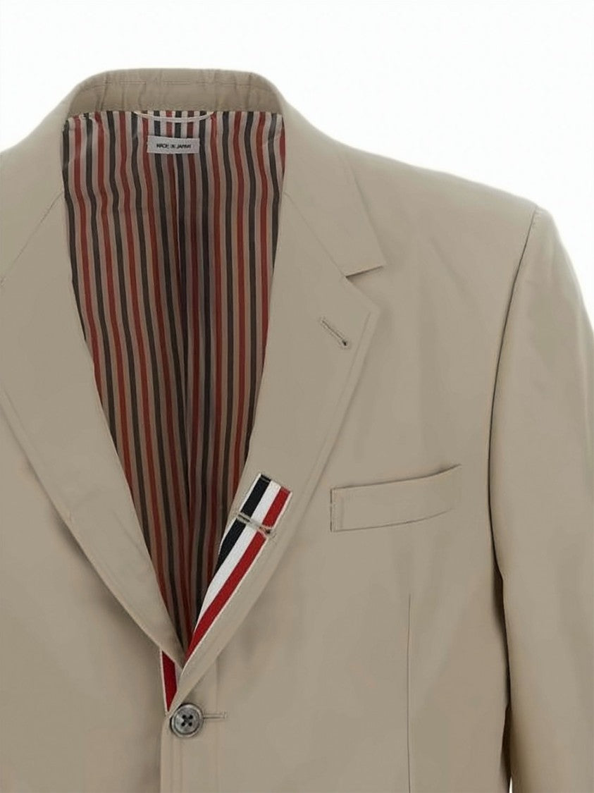 Thom Browne Beige Thom Browne Tailored Suit Jacket