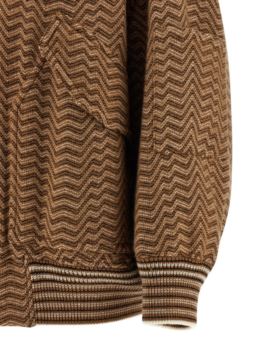 Missoni Chevron Pattern Bomber Jacket