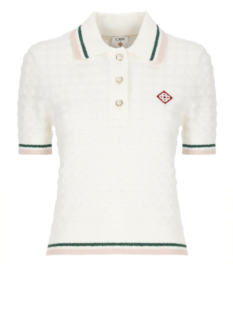 Casablanca Logoed Polo Shirt