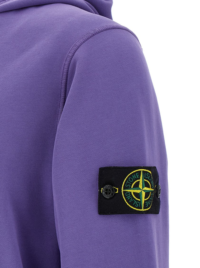 Stone Island Logo Badge Hoodie